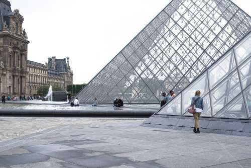 Louvre Pyramids Photo