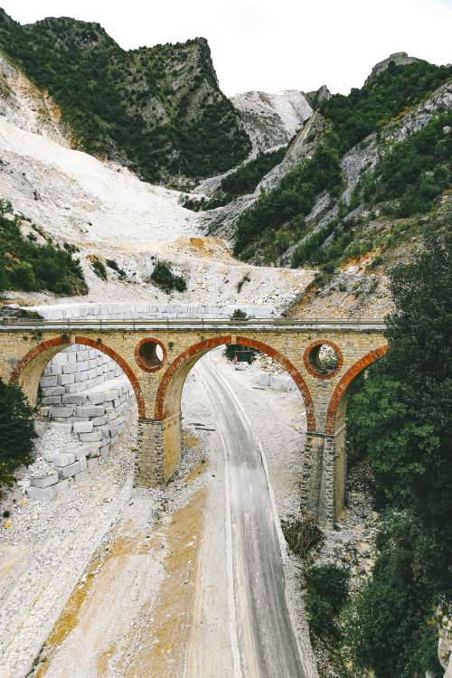 Small Arched Mountain Bridge Photo