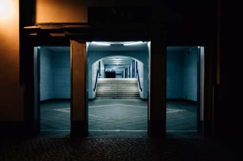 Empty Subway Entrance Photo