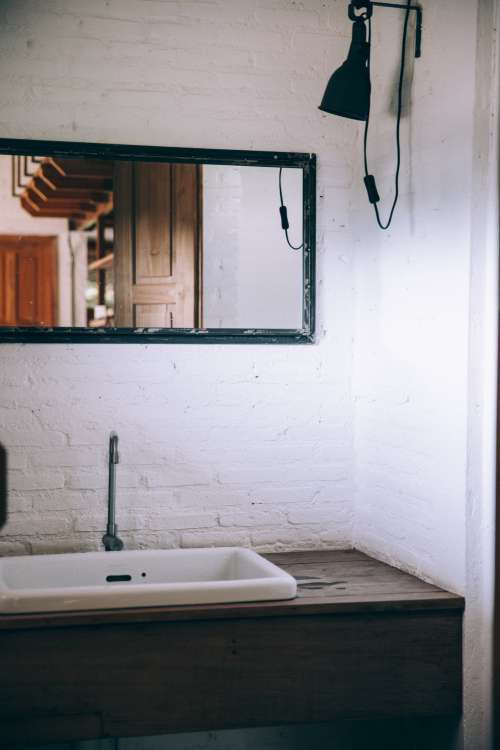 Natural Light In A Rustic Bathroom Photo