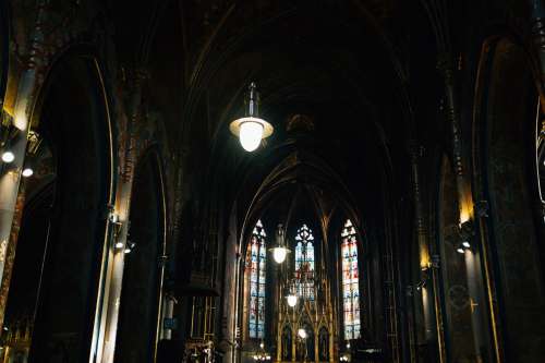 Eerie Cathedral Hall Photo