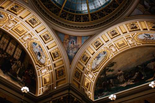 Cathedral Ceiling Paintings Photo