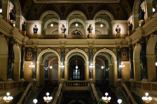 Inside The Prague National Museum Photo