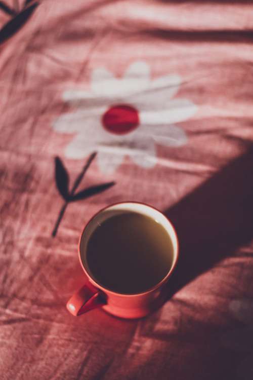 A Hot Cup Of Tea In Bed Photo