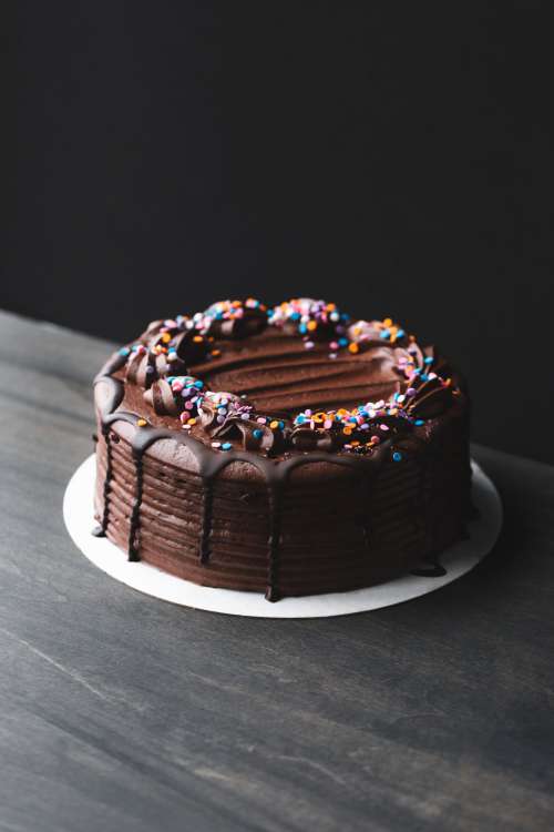 Extra Chocolate Chocolate Cake Photo