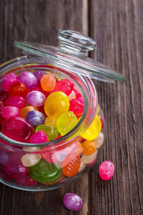 Multi Colored candies