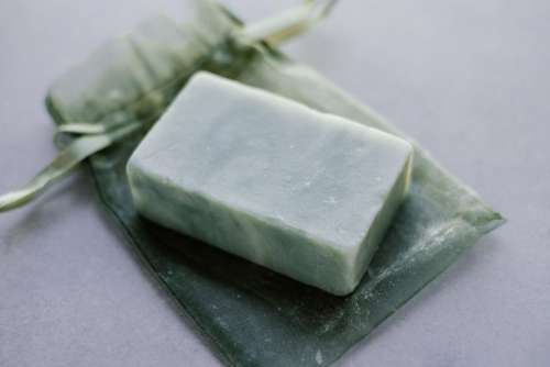 Mint handmade soap bar