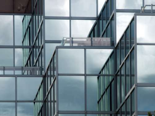 Glass Wall Building Free Photo