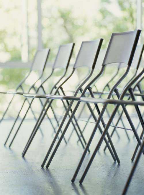 empty chairs in an office