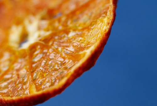 fruit slice background Dehydrated orange