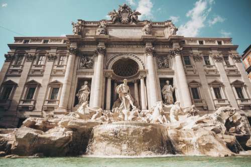 Trevi Fountain In Rome Photo