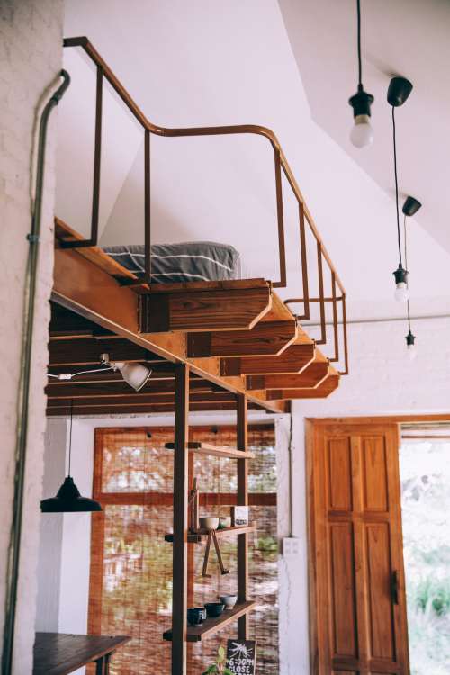 Wooden Loft Space Photo