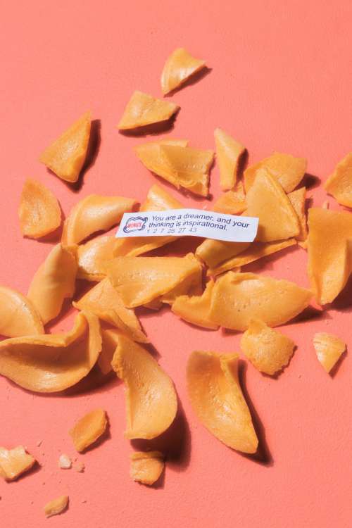Deconstructed Fortune Cookie Photo