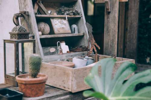 A Wooden Box Of Trinkets Photo