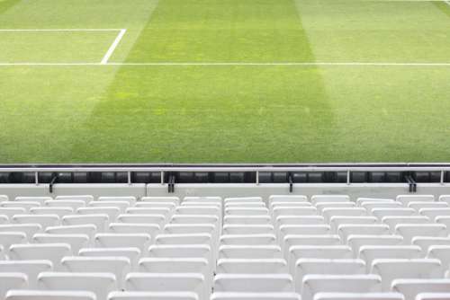 White Stadium Seating Photo