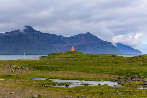 Yellow Lighthouse Photo