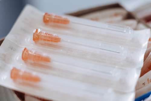 Disposable sterile needles