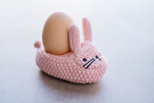 Knitted Easter Bunny 2