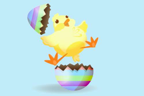 Baby Easter Chick Free Photo 