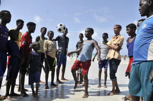 children, kids, facial expression, people, sport, football, play, enjoyment, happiness, players, beach
