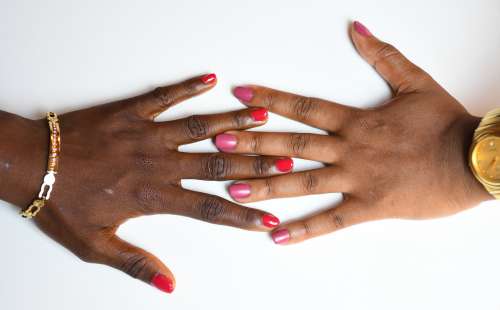 people, sign, symbol, gestural, hands, nails, varnishing, holding hands, aesthetics, beauty care, beautician, aesthetician