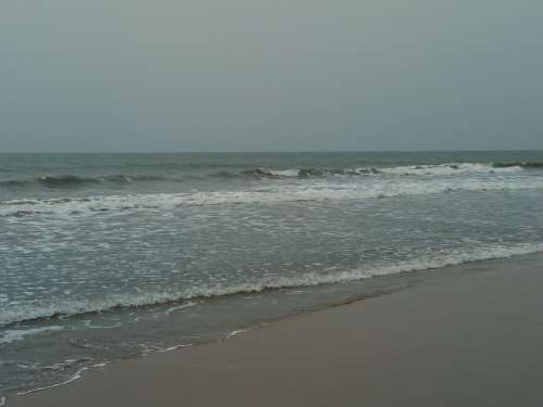 seaside, ocean, water, Atlantic Ocean, wave, foam, swim, beach, bank
