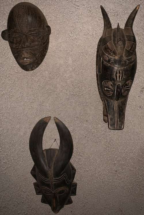 sculpture, ancient, decoration, museum, metalwork, old, symbol, antique, masks, art object, panafricanism, exhibition, black