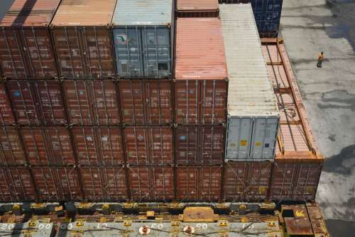 containers, manufactured products, export, import, trade, maritime transport, warehouse, economy, exchange