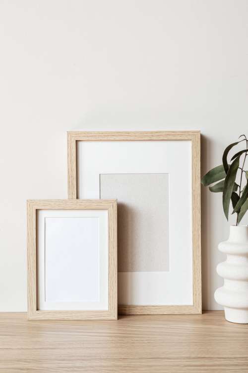 Photo mockups of frames