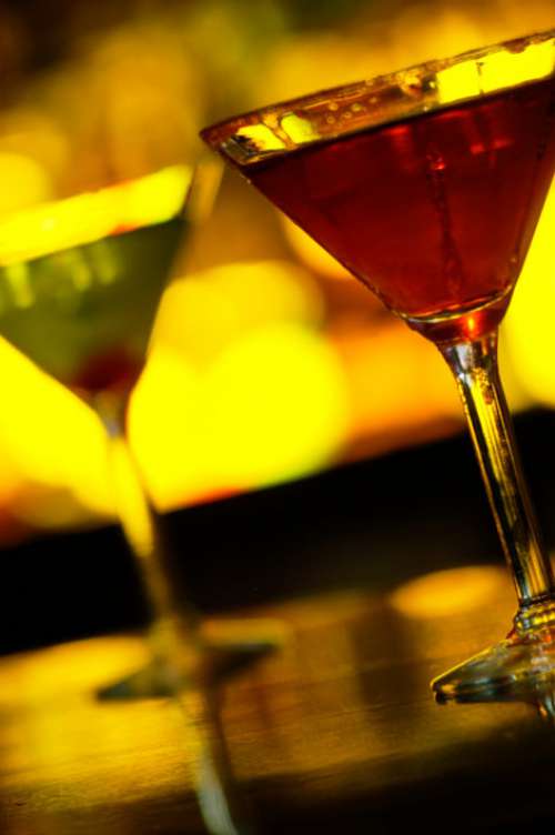 Martini Cocktail Bar Free Photo