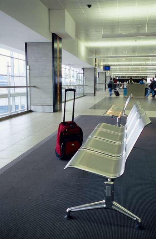 Luggage in airport