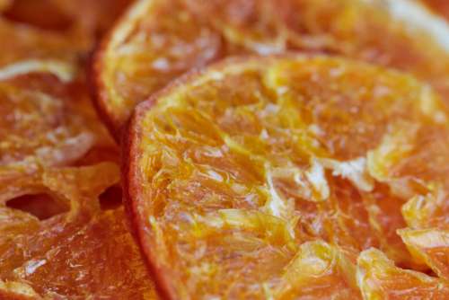 fruit slices background dehydrated oranges