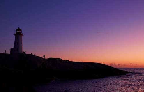 lighthouse sunset coast architecture ocean