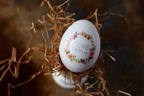 egg art design close up celebration
