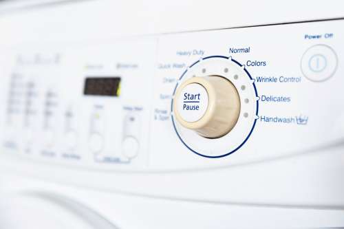 Washing Machine Start Button Photo