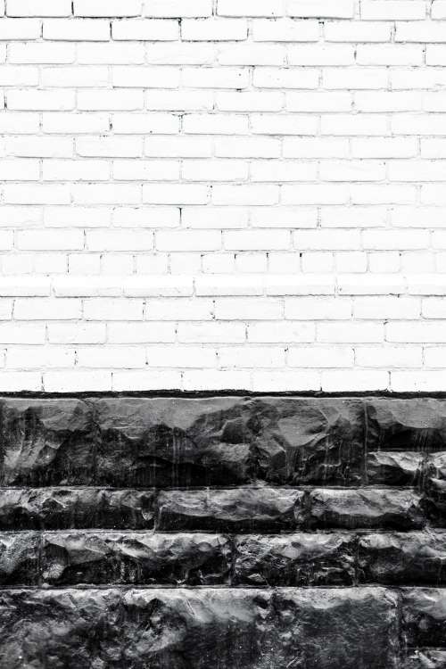 White And Black Stone Wall Photo