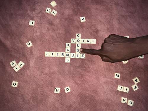 coronavirus, covid, 19, scrabble, board games, words, vocabulary, awareness, message, self-isolation, health crisis, pandemic, epidemic, barrier gestures, advice, hand, playing, fun, index