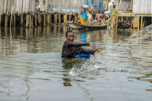 people, river, lake, work, fisherman, man, gestural