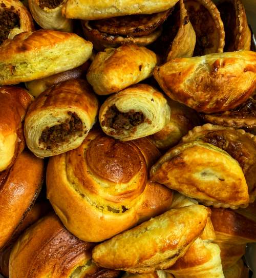 food, nutrition, diet, breakfast, croissants, bread rolls