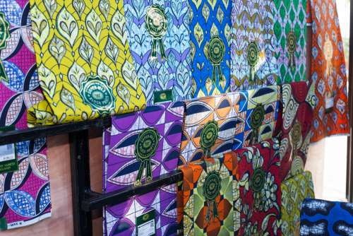 loincloth, fabrics, sale, traditional, wax, tchigan, trade, exhibition, market, patterns, magnificent, chic, shop, fashion, African prints