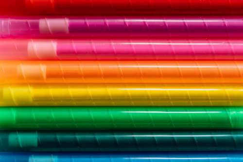 Multicolored crayons