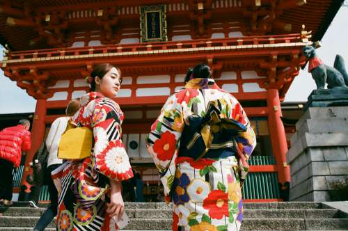 Women in Kimono