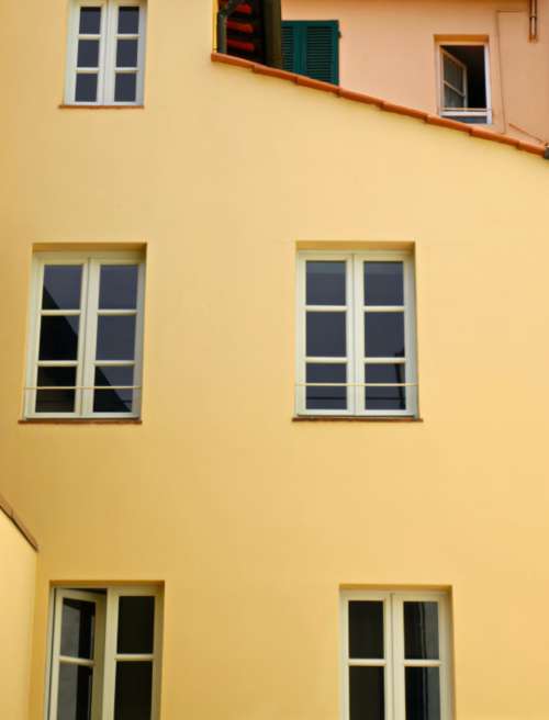 building facade windows wall exterior
