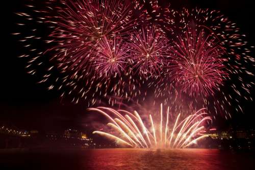 fireworks celebration sky party holiday