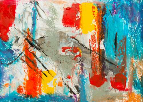 abstract painting art creative design