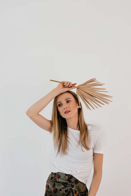 Portrait of Beautiful Young Woman