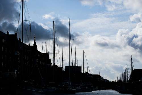 Copenhagen Canal at Sunset