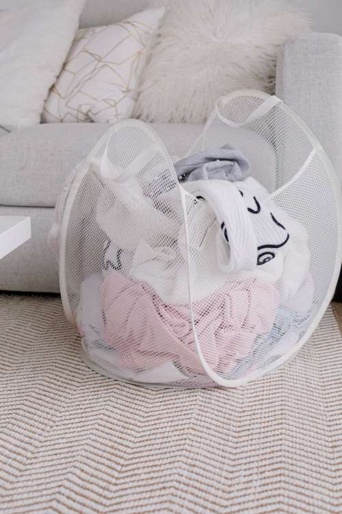 A Laundry Hamper Filled Up Photo