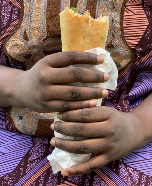 food, nutrition, diet, woman, bread, hands, fast food, sandwich, taste, flavor, wax