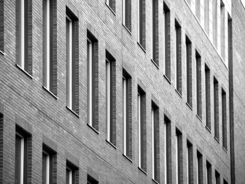 Building Pattern Windows Free Photo